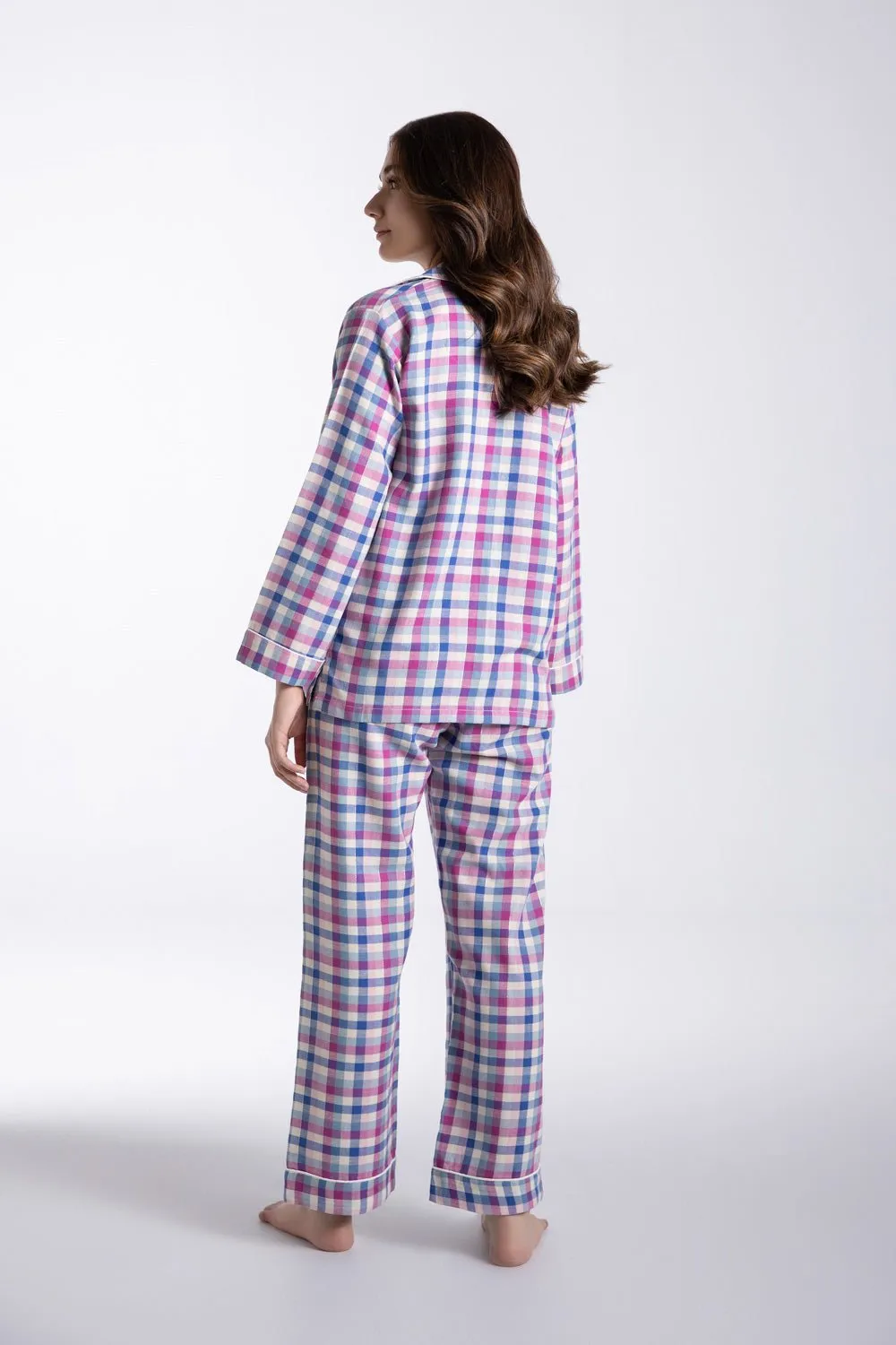 Checkered Loose Fit Pajamas