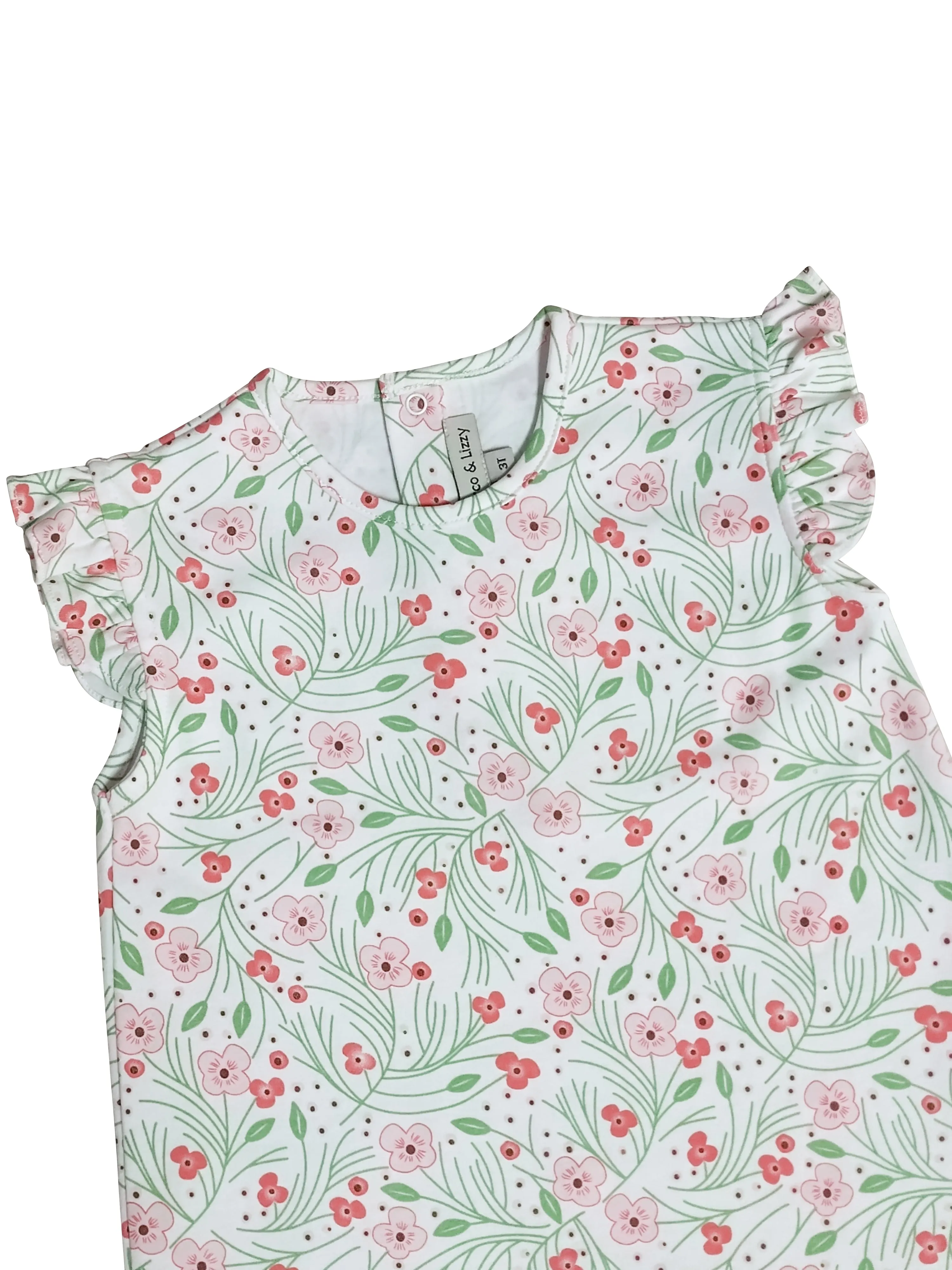 Cherry Blossoms Girl's Short Set