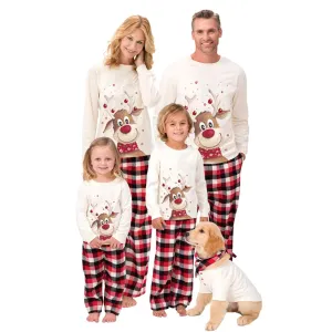 Christmas Family Matching Pajamas Adults Kids Family Matching Outfits Top Pants 2PCS Xmas Sleepwear Pyjamas Baby Jumpsuit