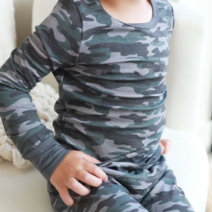 CL Two Piece Pajama Set | Camo Crew