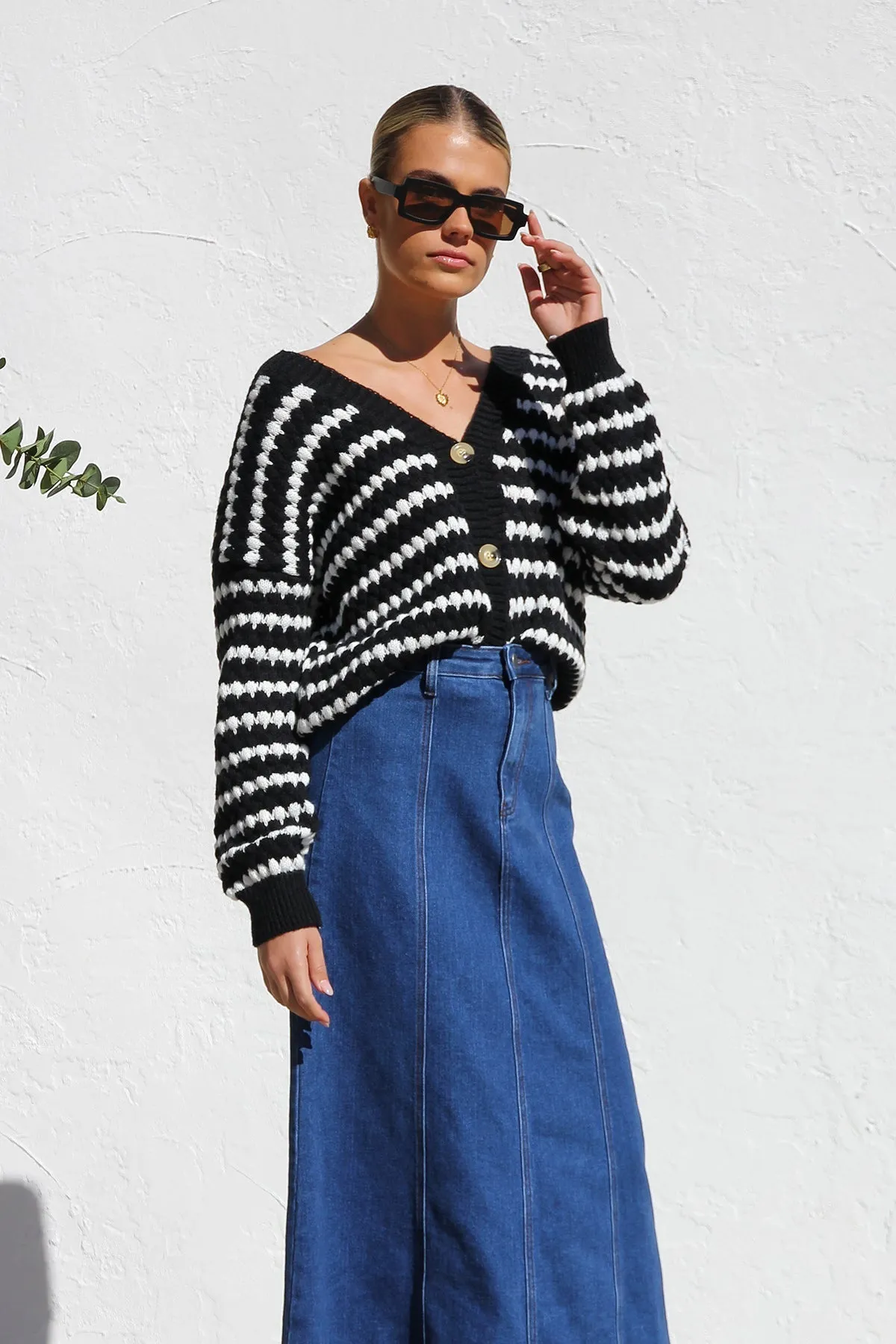 Classic Midi Skirt with Seam Detail