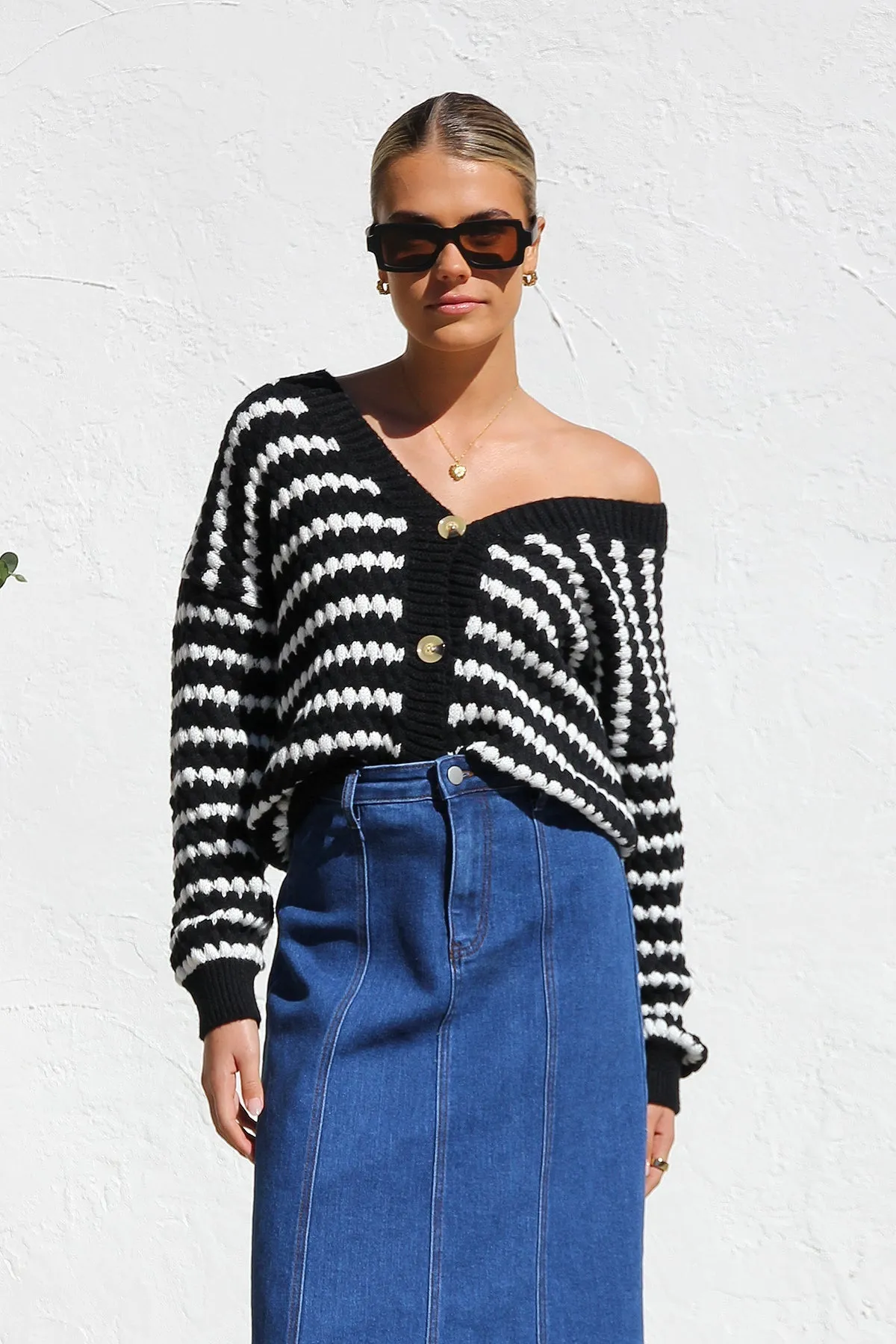 Classic Midi Skirt with Seam Detail
