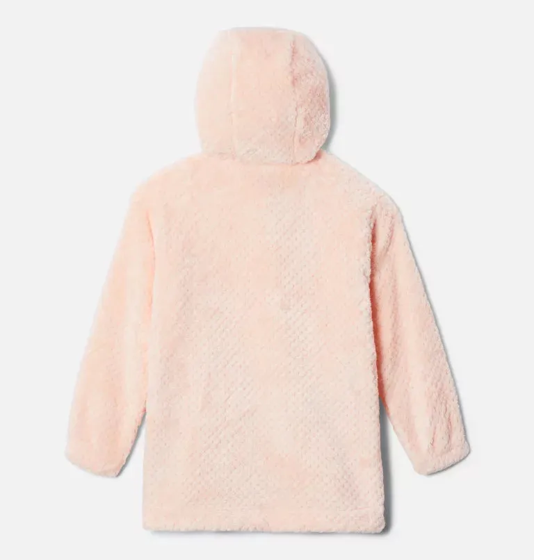 Columbia Sportswear Girls Fire Side Sherpa Long Jacket In Peach Blossom Orchid Size XS and S