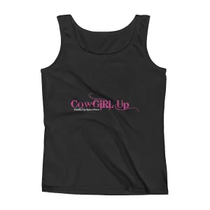 CowGirl Up Panties Up Spurs Down Fitted Tank Top