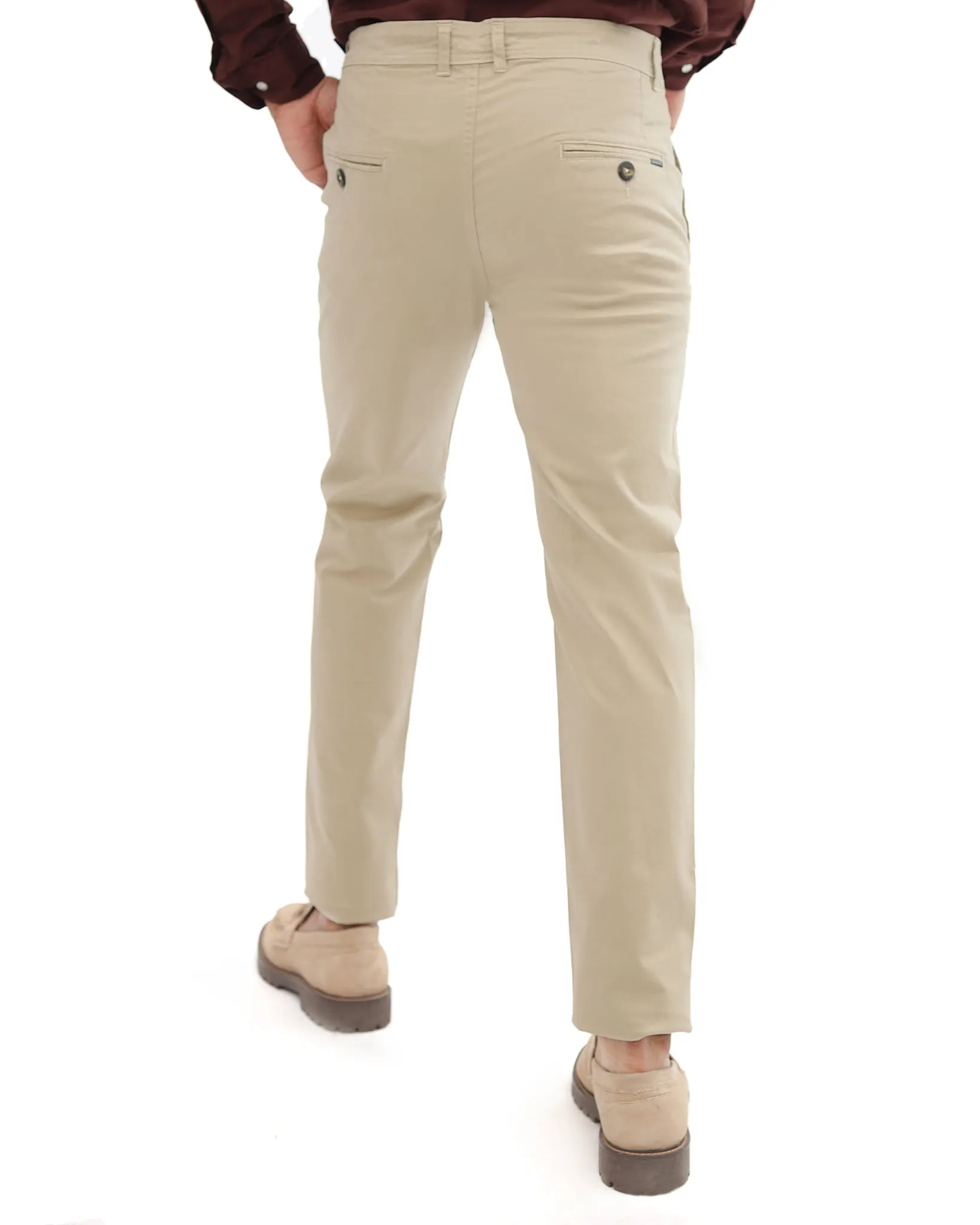 Creamy Camelwood cotton pant