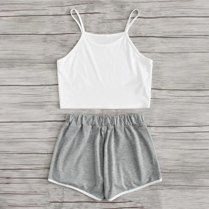 Crop Top & Shorts Set