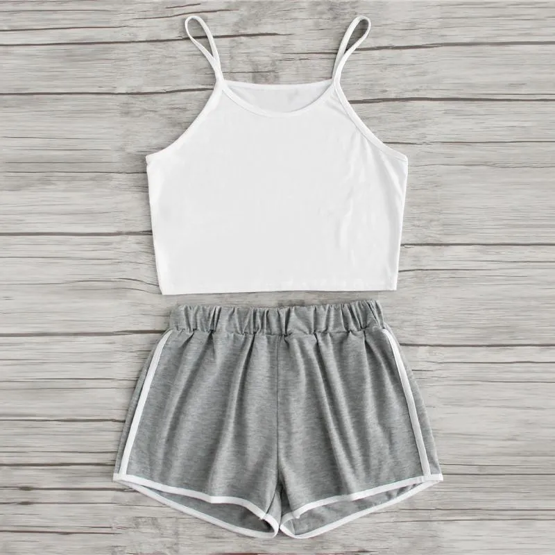 Crop Top & Shorts Set