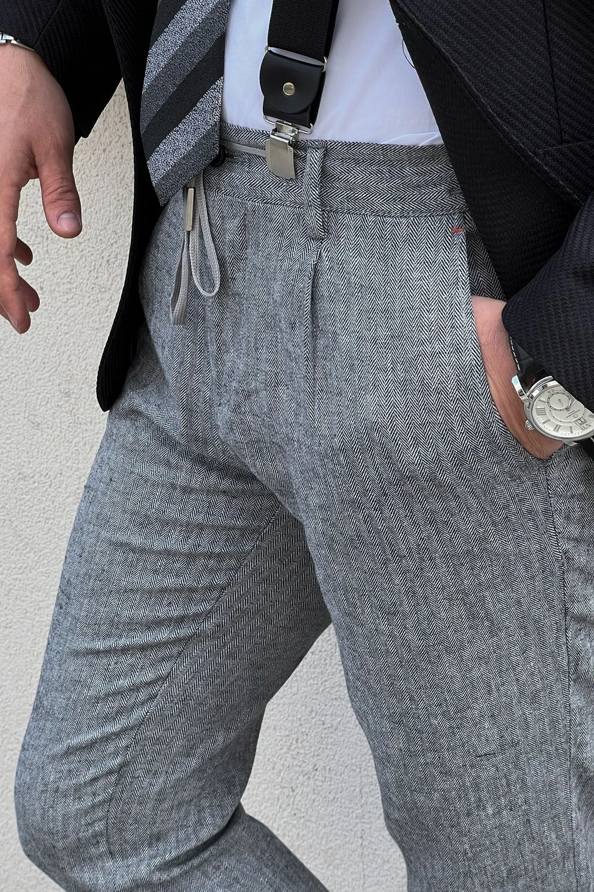 Daniel Gray Linen Pants - Slim Fit Excellence in Versatile Style