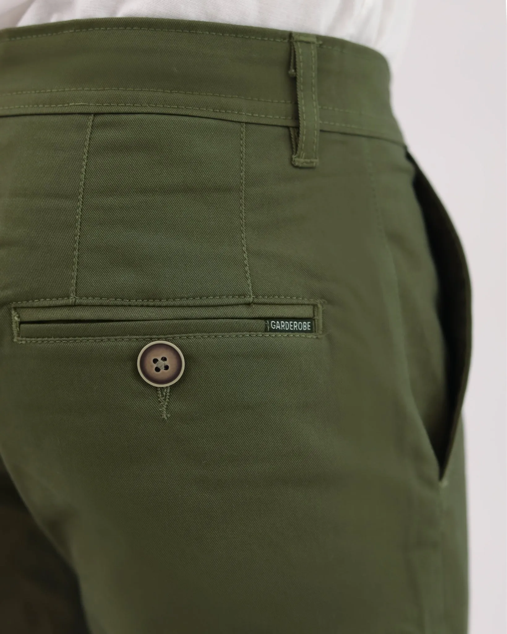 Dark Olive Green Cotton Pant