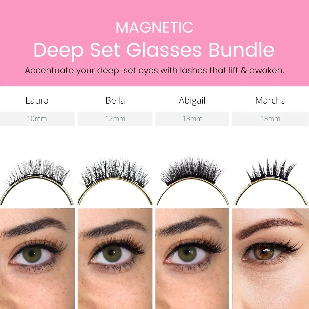 Deep-set Glasses Set - Magnetic