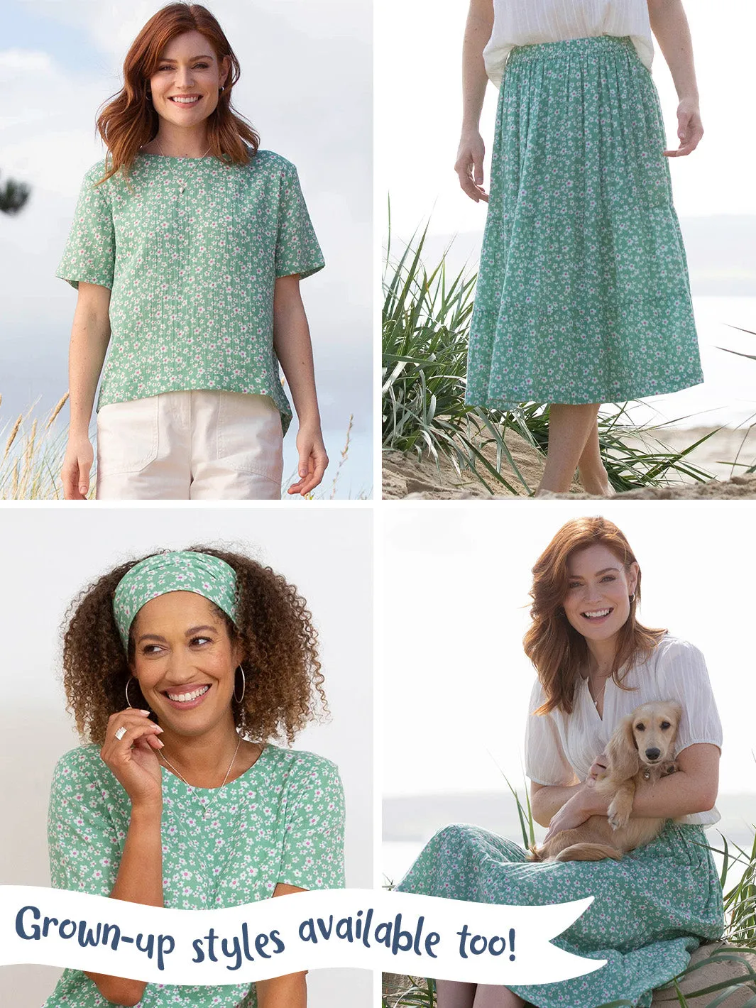 Ditsy fields skirt