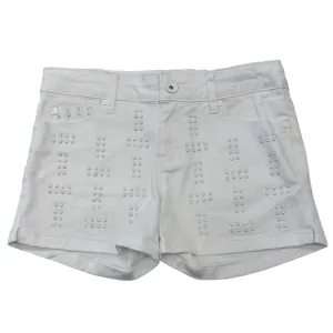 DKNY Girl's White Shorts (Size 12)