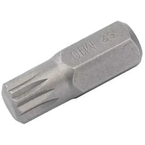 Draper M10 X 30Mm Spline 10Mm Insert Bit For Mechanic'S Bit Sets Dr-33342