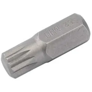 Draper M10 X 30Mm Spline 10Mm Insert Bit For Mechanic'S Bit Sets Dr-33342
