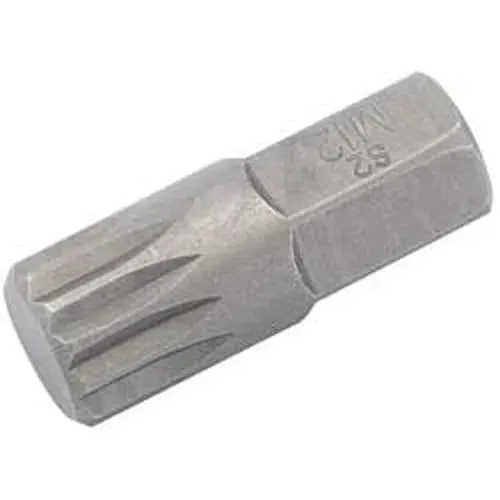 Draper M12 X 30Mm Spline 10Mm Insert Bit For Mechanic'S Bit Sets Dr-33343