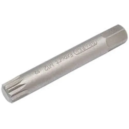 Draper M12 X 75Mm Spline 10Mm Insert Bit For Mechanic'S Bit Sets Dr-33349