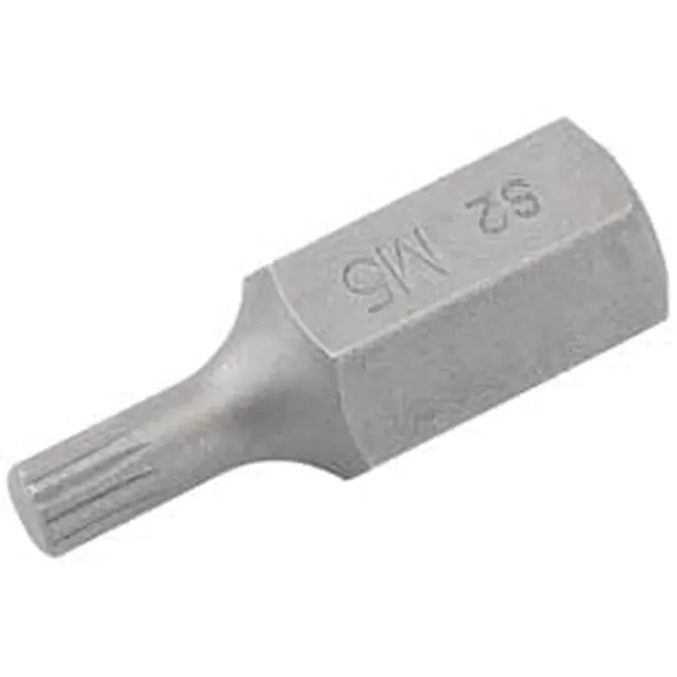 Draper M5 X 30Mm Spline 10Mm Insert Bit For Mechanic'S Bit Sets Dr-33339