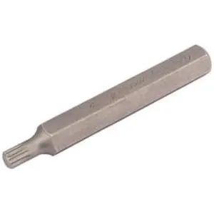 Draper M6 X 75Mm Spline 10Mm Insert Bit For Mechanic'S Bit Sets Dr-33345