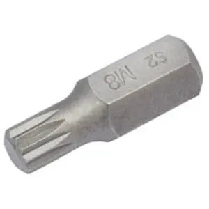 Draper M8 X 30Mm Spline 10Mm Insert Bit For Mechanic'S Bit Sets Dr-33341