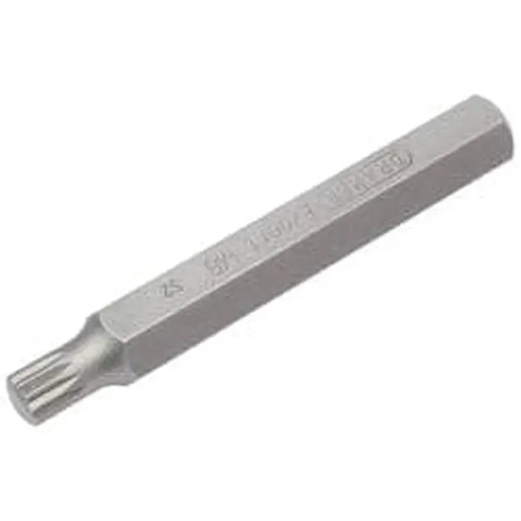 Draper M8 X 75Mm Spline 10Mm Insert Bit For Mechanic'S Bit Sets Dr-33346