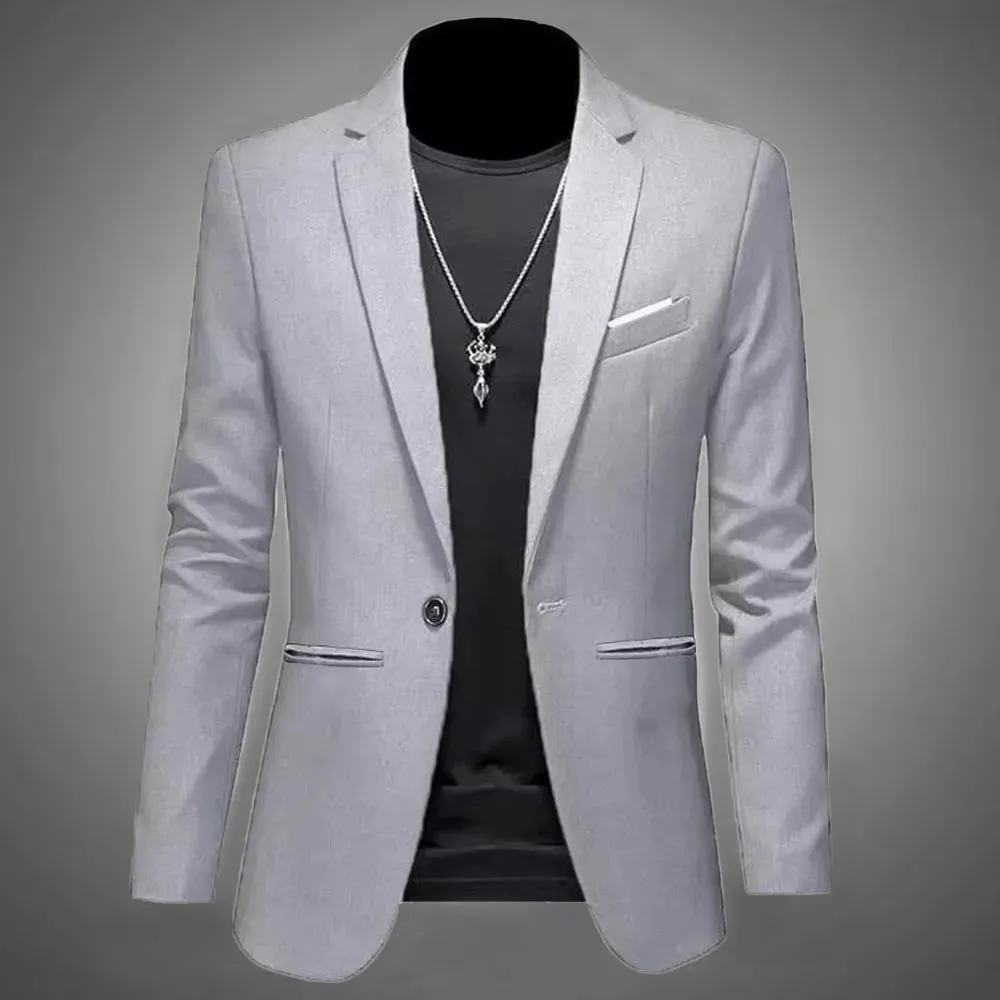 EliteFit Men's Trendy Casual Suit Jacket