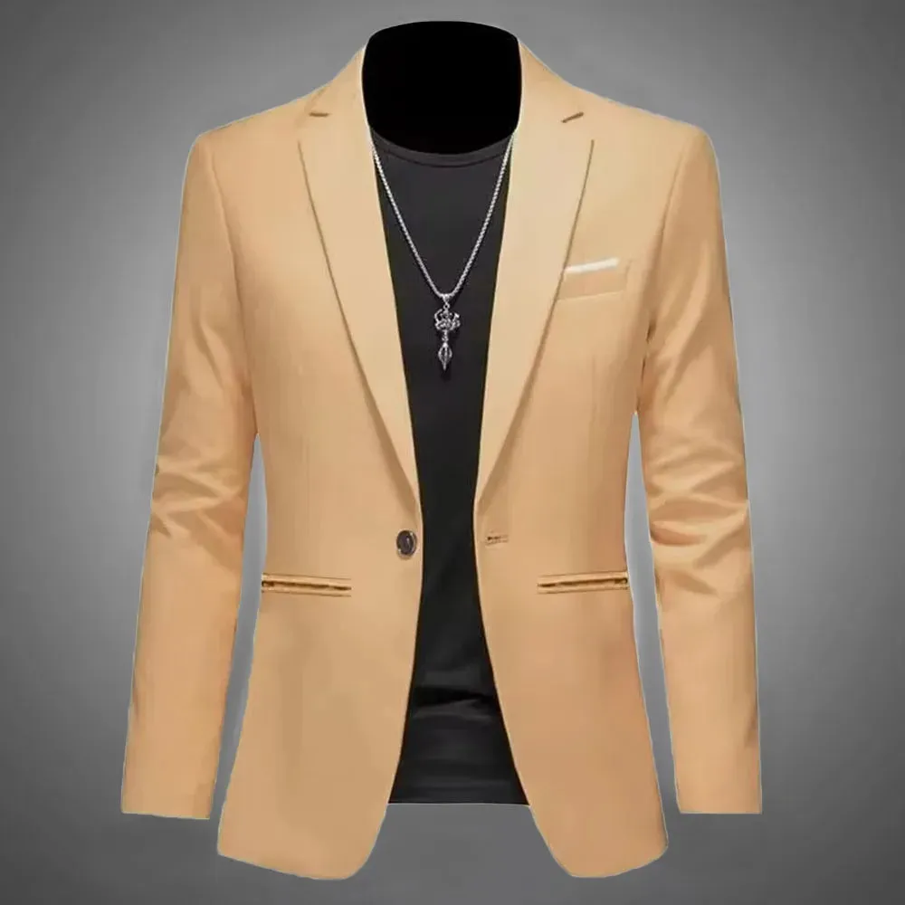 EliteFit Men's Trendy Casual Suit Jacket