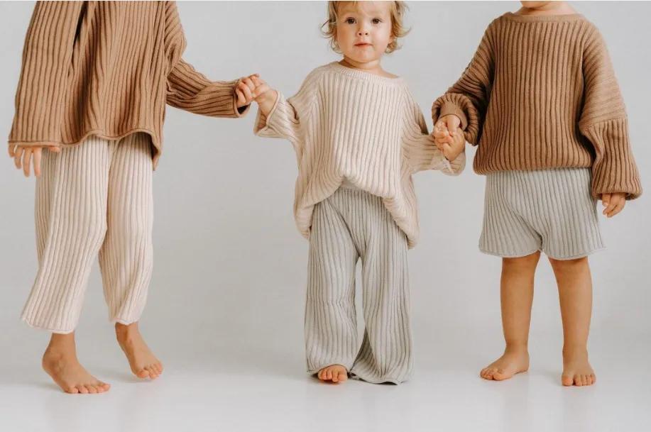 Essential Knit Pants - Biscuit