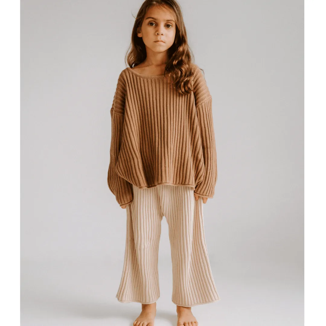 Essential Knit Pants - Biscuit