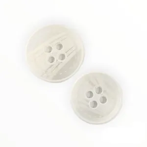 Fancy Buttons 44119 White