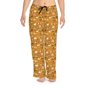 Farm Animals Pajama Pants in Polyester Jersey Knit