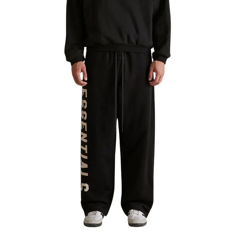 Fear of God Essentials Fleece Relaxed Sweatpant 'Black' (FW24)