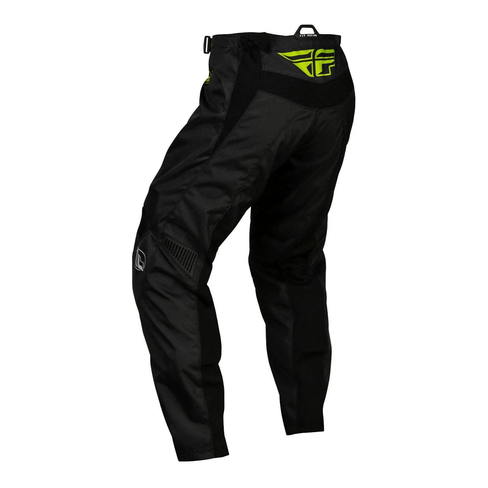 Fly Racing 2024 Youth F-16 Pants - Black / Neon Green / Light Grey