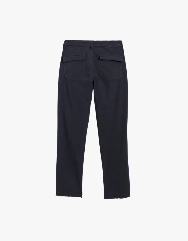 Frank & Eileen Blackrock The Italian Utility Pants in Washed Black (Italian Cotton Twill)
