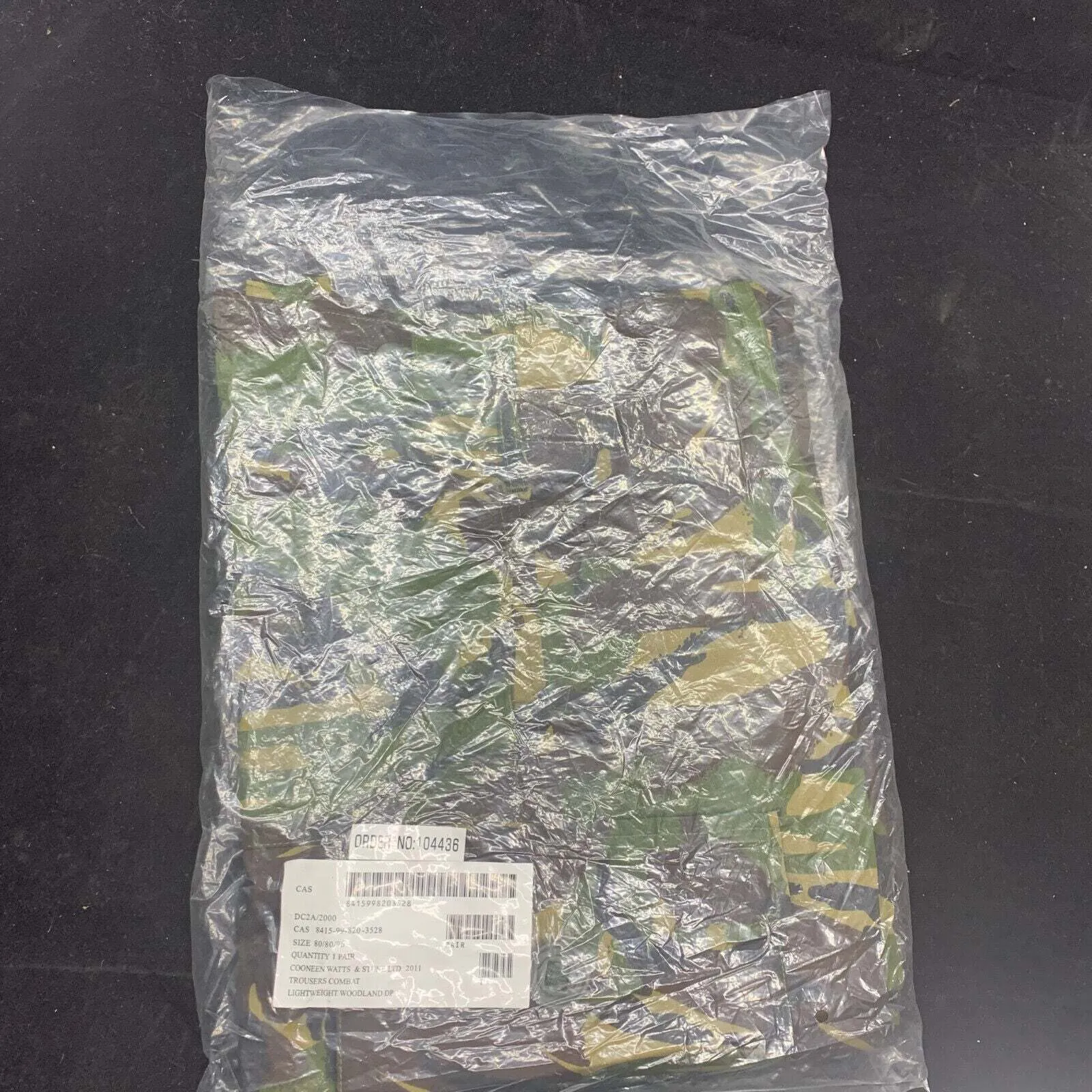 Genuine British Army DPM Camouflage Lightweight Trousers 80/80/96 NEW OLD STOCK
