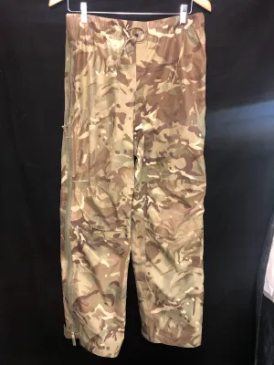 Genuine British Army MTP Camouflaged Waterproof Lightweight Trousers - 75/80