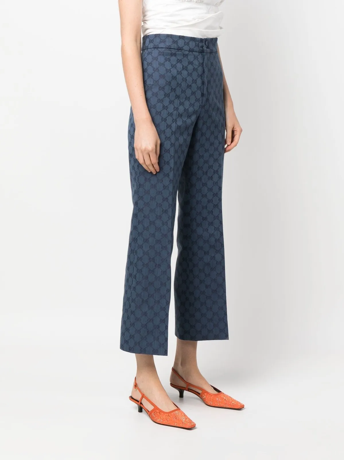 GG Logo-Jacquard Trousers