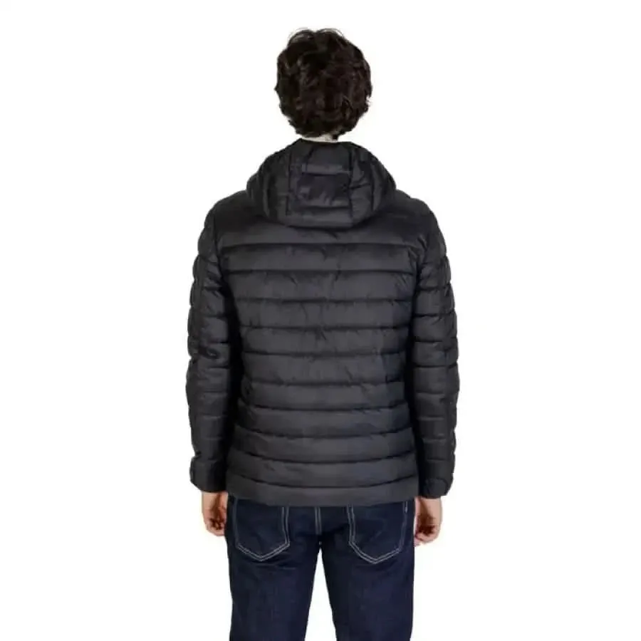 Gianni Lupo Men's Black Hooded Jacket