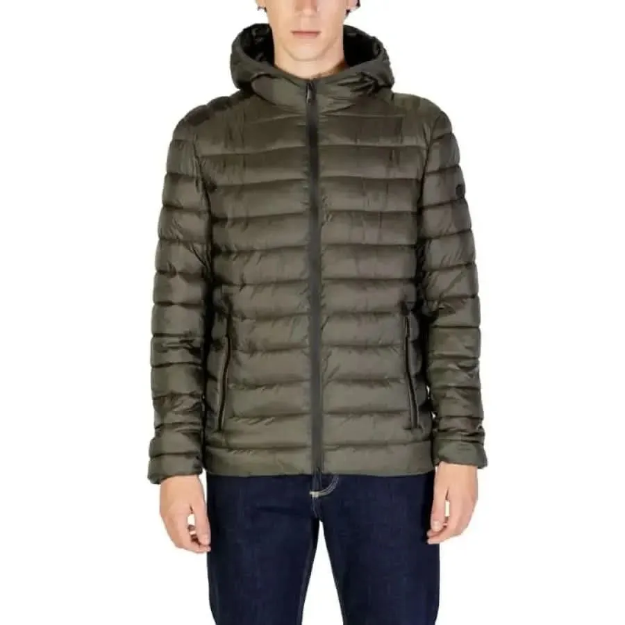 Gianni Lupo Men's Black Hooded Jacket