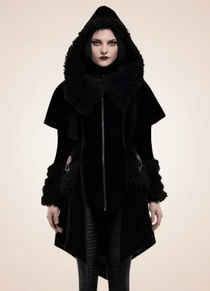 Gothic Zipper Hooded Jacket