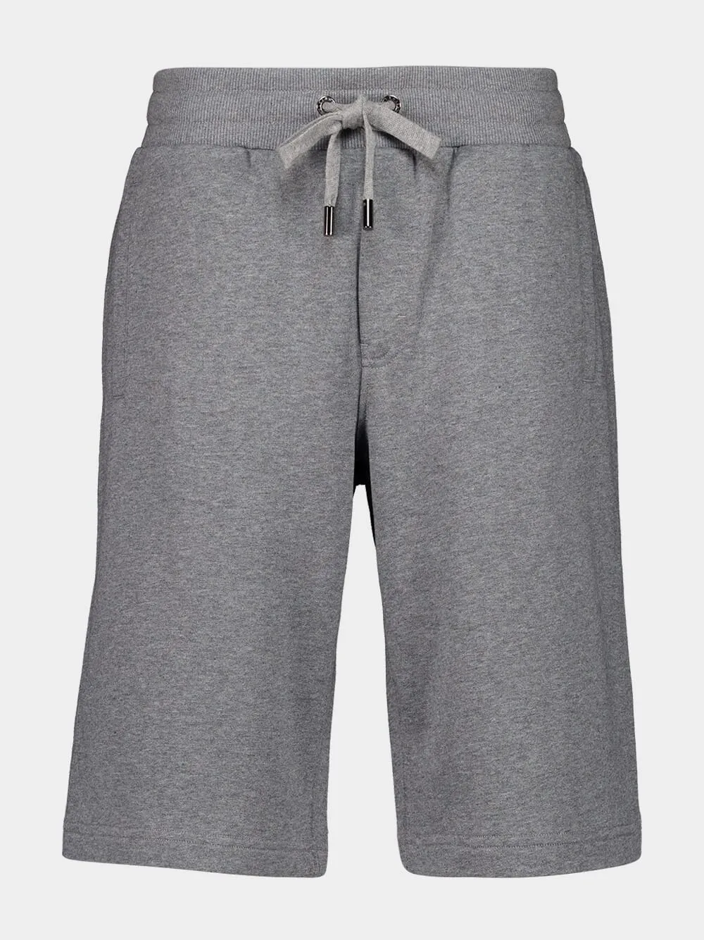 Grey Casual Cotton Shorts