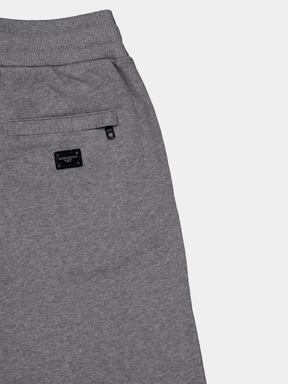 Grey Casual Cotton Shorts