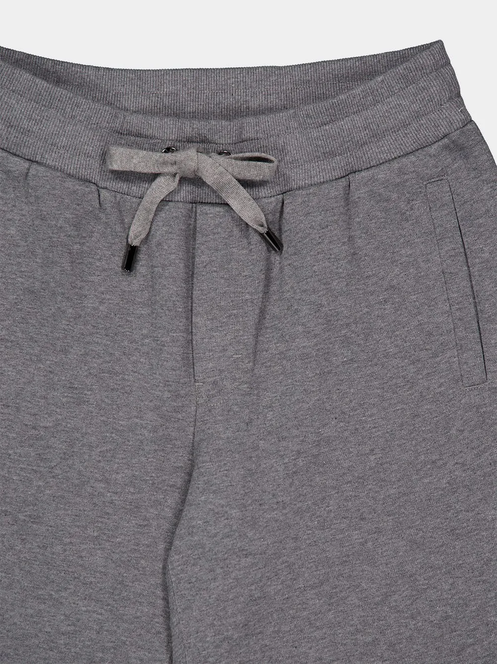 Grey Casual Cotton Shorts
