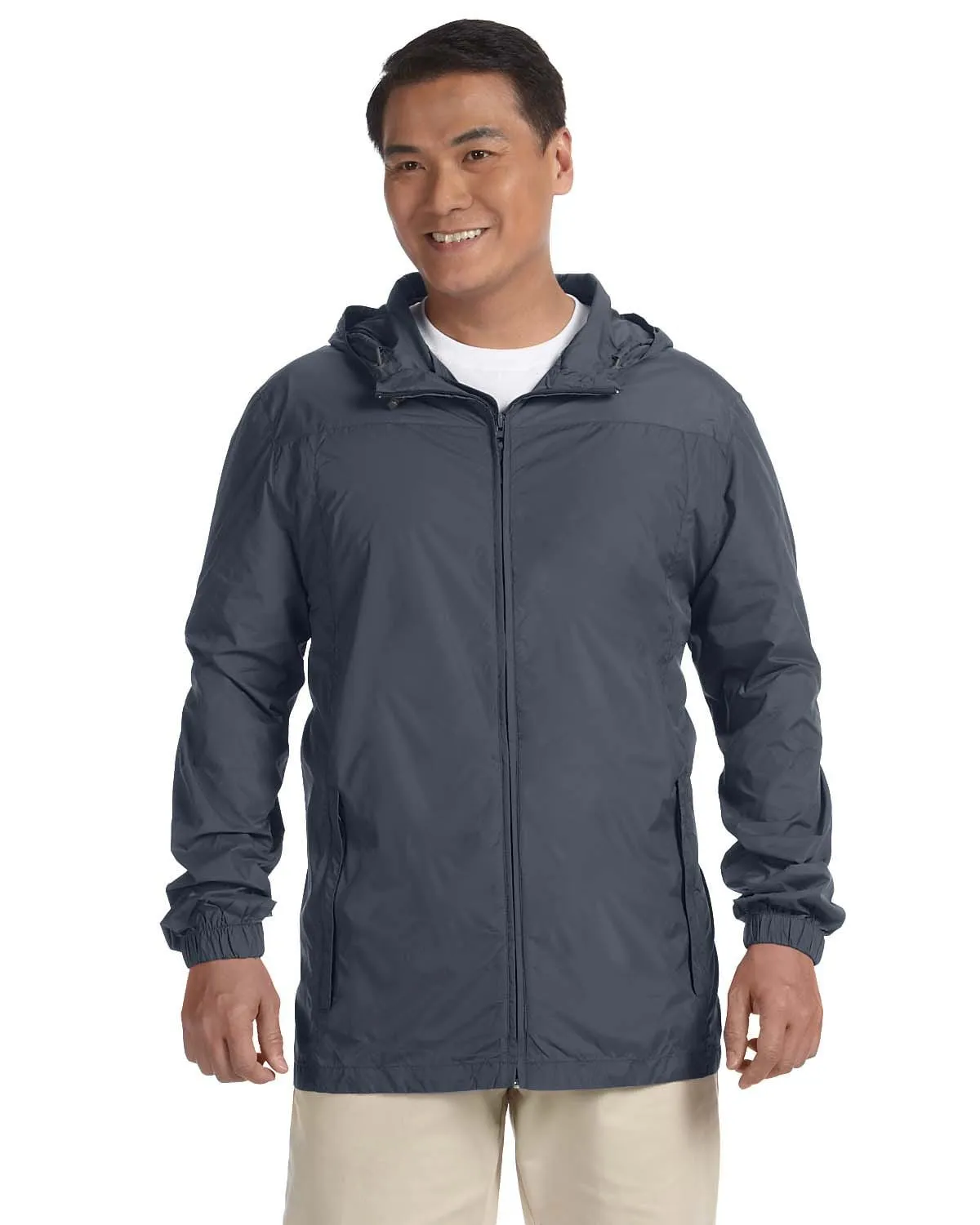Harriton Mens Essential Rainwear | Graphite