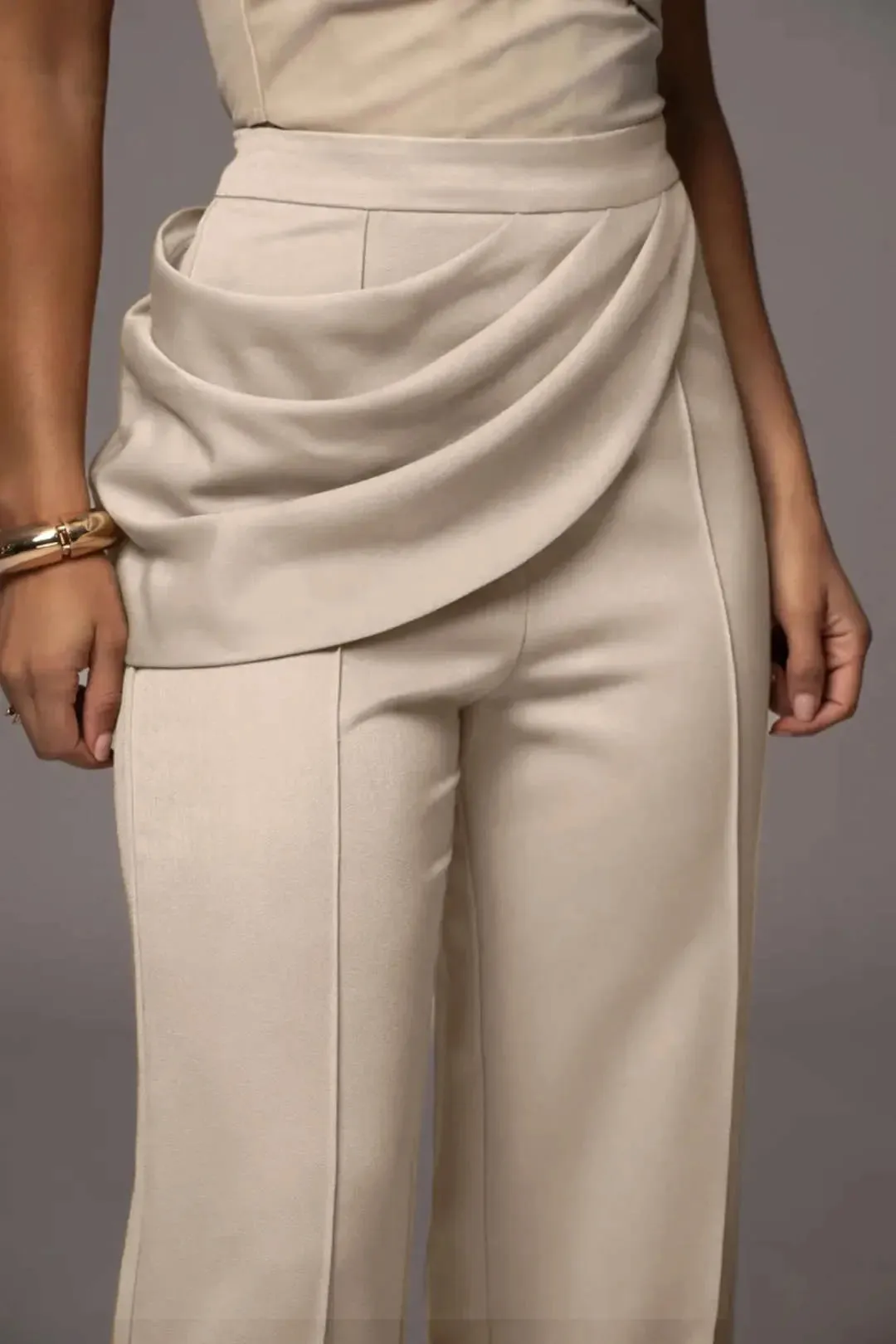 Haven - Chic Solid Design Woman's Trousers