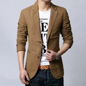 HEE GRAND 2018 Men Full Sleeve Plus Size Single Button Turn-Down Collar Suits Men Casual Blazers MWX392