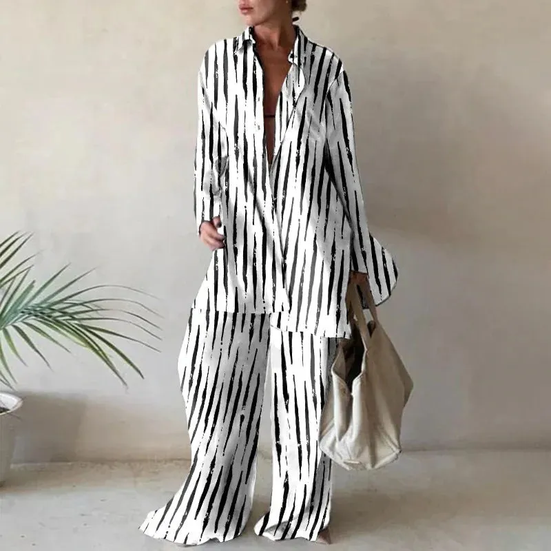 Holiday Street Women's Streetwear Geometric Spandex Polyester Printing Pants Sets Pants Sets