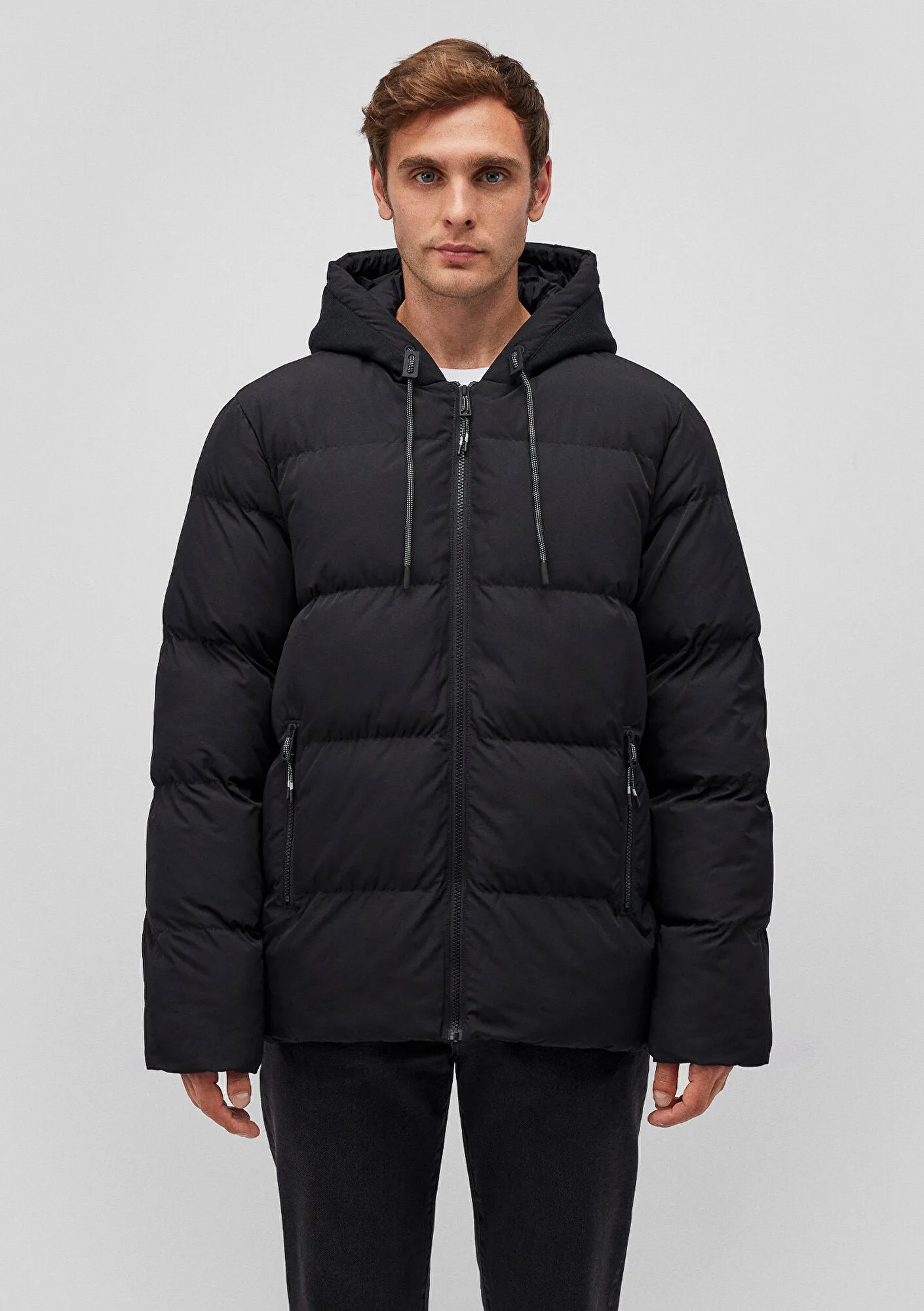 Hooded Black Jacket