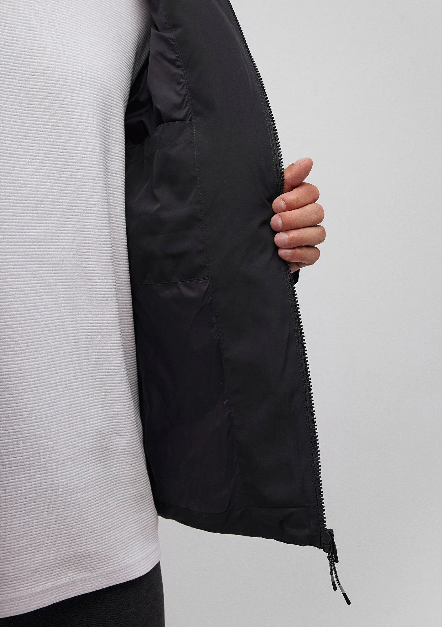 Hooded Black Jacket