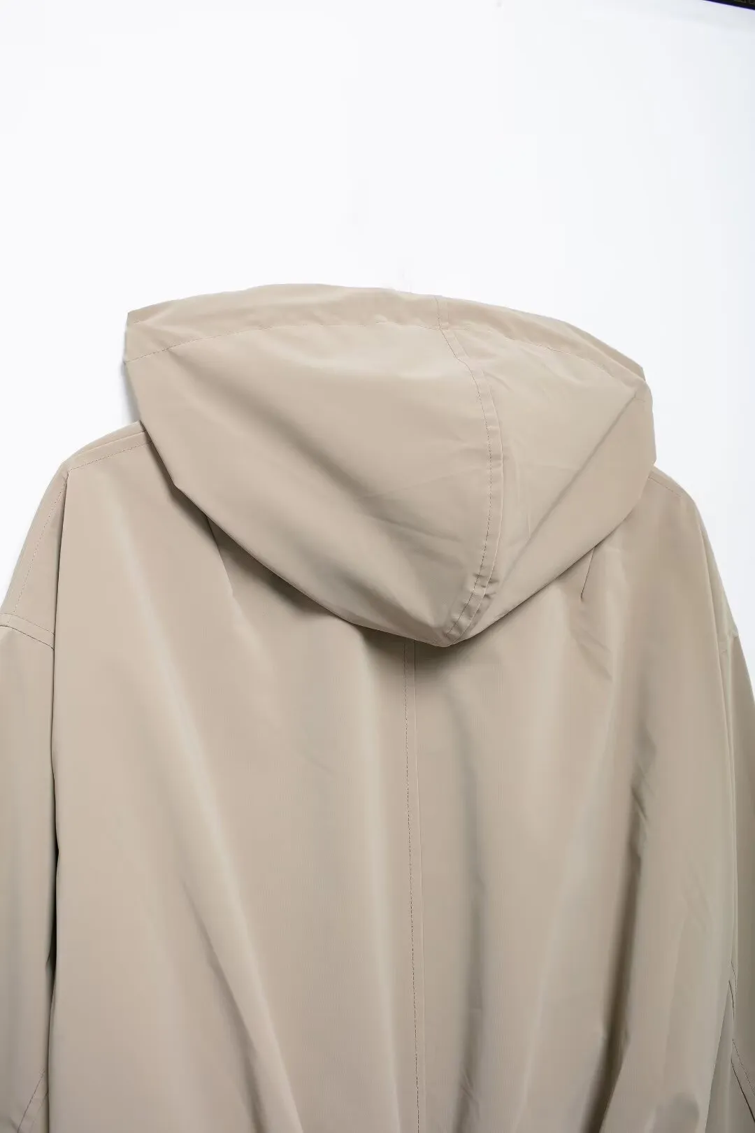 Hooded Cinched Hem Jacket