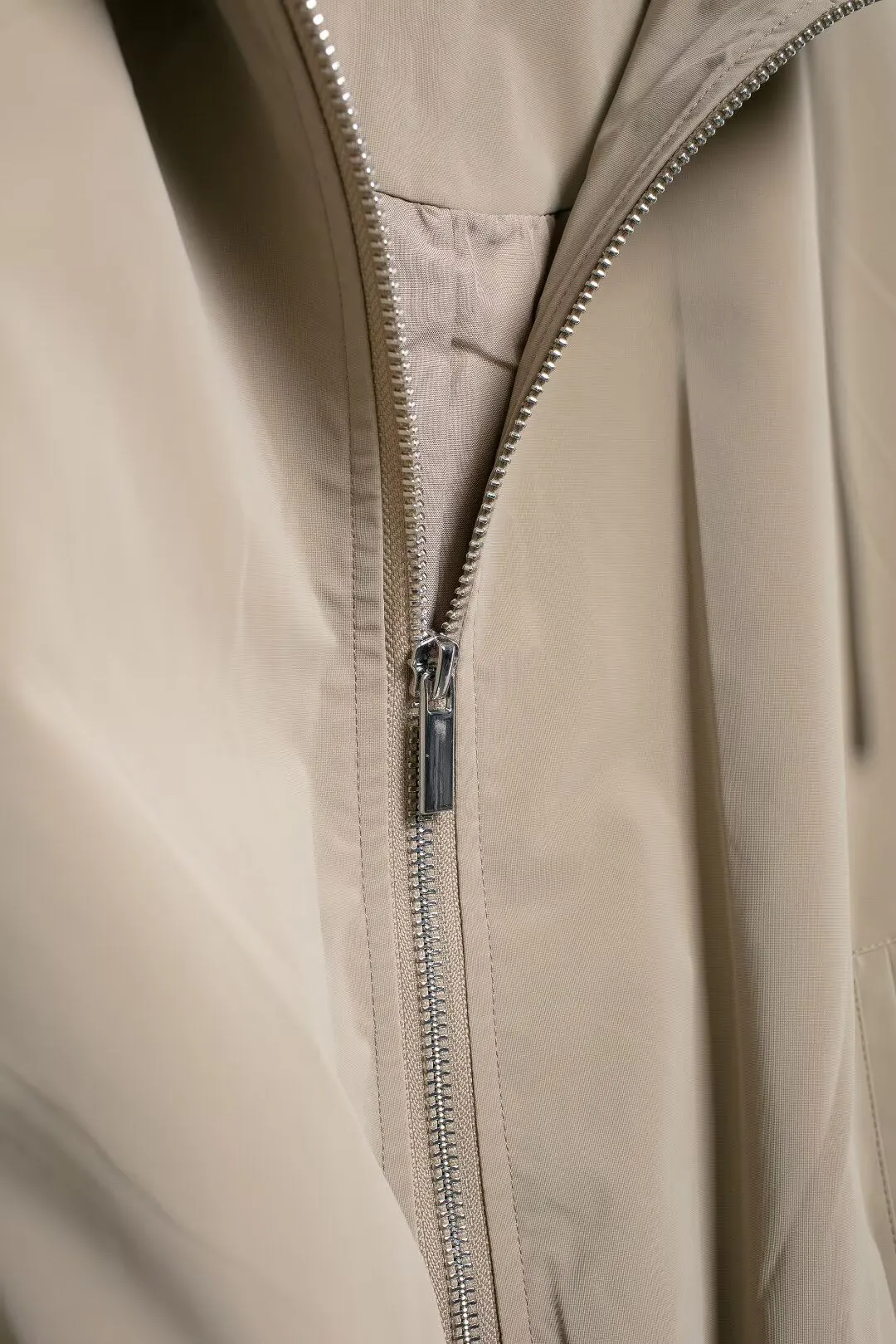 Hooded Cinched Hem Jacket